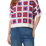 Wild Flower - Ladies - Patchwork Crochet Boxy Top - Wildvine Clothing, Spalding, Lincolnshire