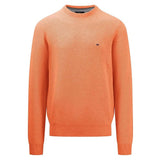 Fynch-Hatton - Mens Knitwear - O-Neck, Superfine - Peach - Wildvine Clothing, Spalding, Lincolnshire