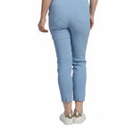 Pinnns - Ladies - Slim Leg Bengaline Ankle Grazer With Back Split - Petrol Blue 302CT - Wildvine Clothing, Spalding, Lincolnshire