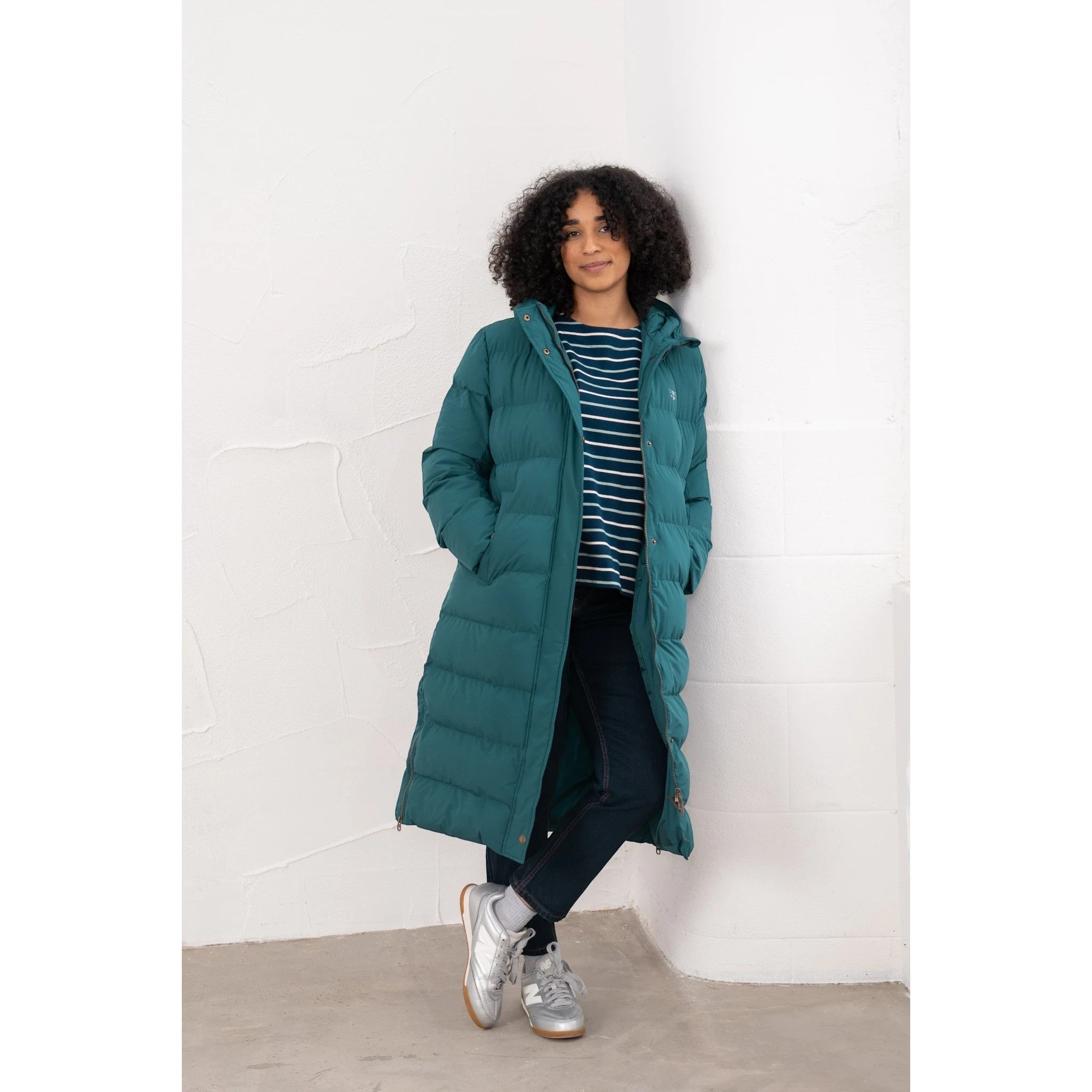 Lighthouse - Ladies Savannah Long Coat - Pine - Wildvine Clothing, Spalding, Lincolnshire