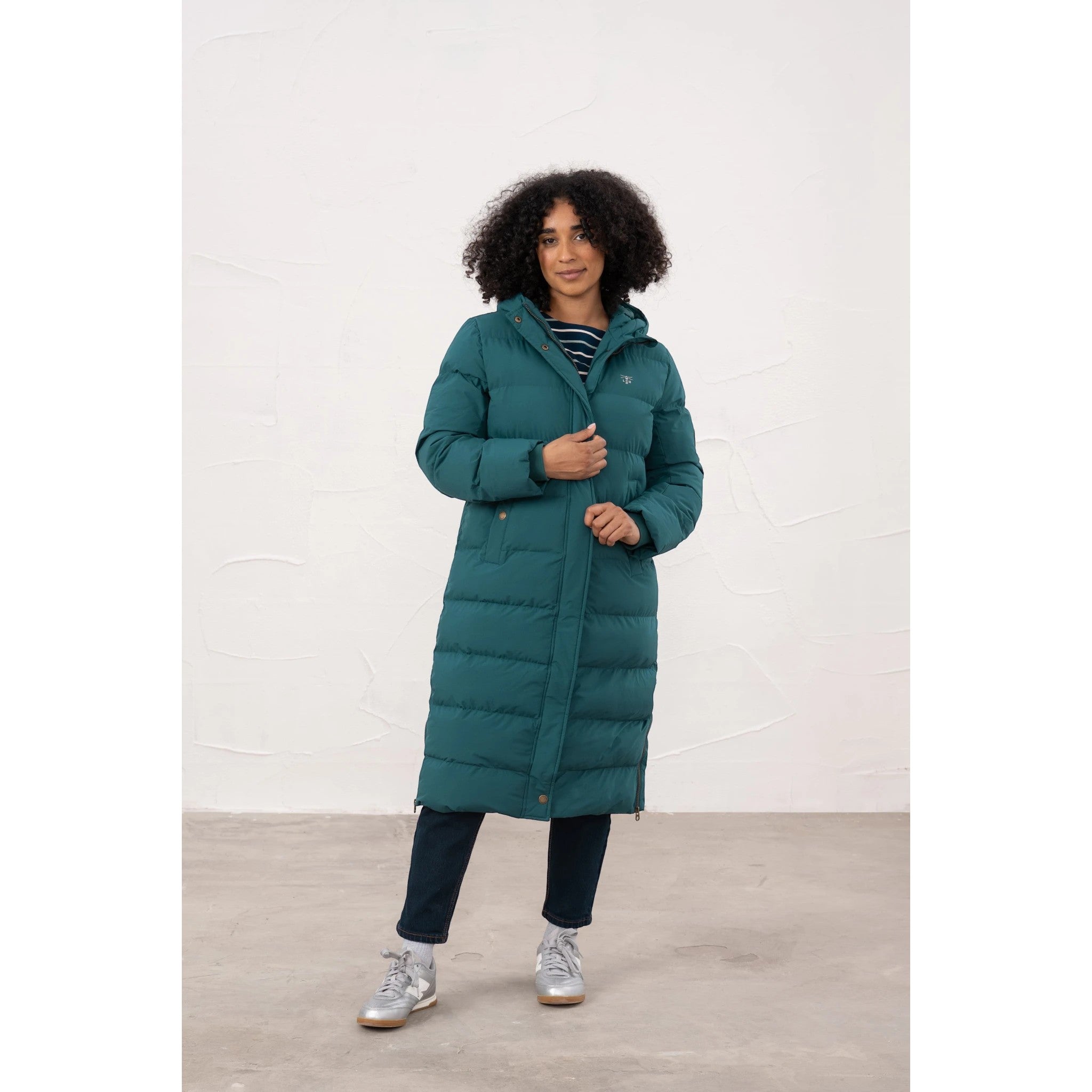 Lighthouse - Ladies Savannah Long Coat - Pine - Wildvine Clothing, Spalding, Lincolnshire