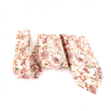 Van Buck - Mens - Wild Flowers Pink Cotton Tie Made with Liberty Fabric - Wildvine Clothing, Spalding, Lincolnshire