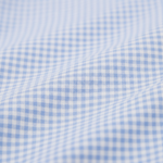 Fynch-Hatton - Ladies Blouse - Mini Check Collar - Powder Blue - 26101143 639 - Wildvine Clothing, Spalding, Lincolnshire