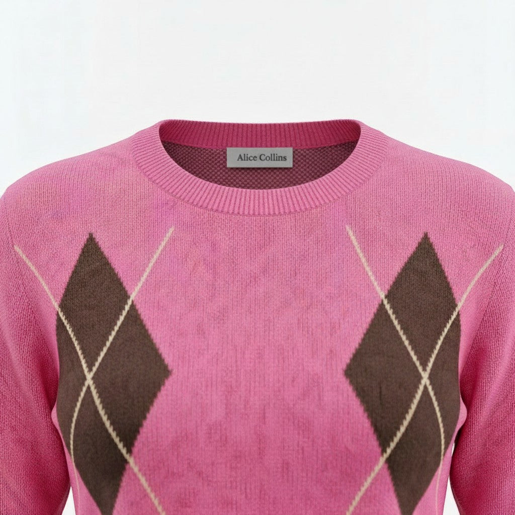 Alice Collins - Sloane Pullover - Raspberry Sorbet - 037A041 - Wildvine Clothing, Spalding, Lincolnshire