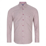 DG's Drifter Mens - Giovanni Long Sleeve Casual Shirt - Red - 114172-66 - Wildvine Clothing, Spalding, Lincolnshire