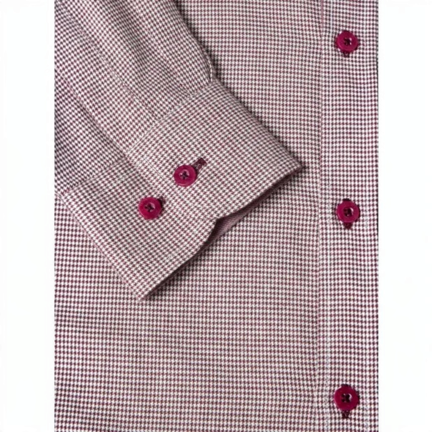 DG's Drifter Mens - Giovanni Long Sleeve Casual Shirt - Red - 114172-66 - Wildvine Clothing, Spalding, Lincolnshire
