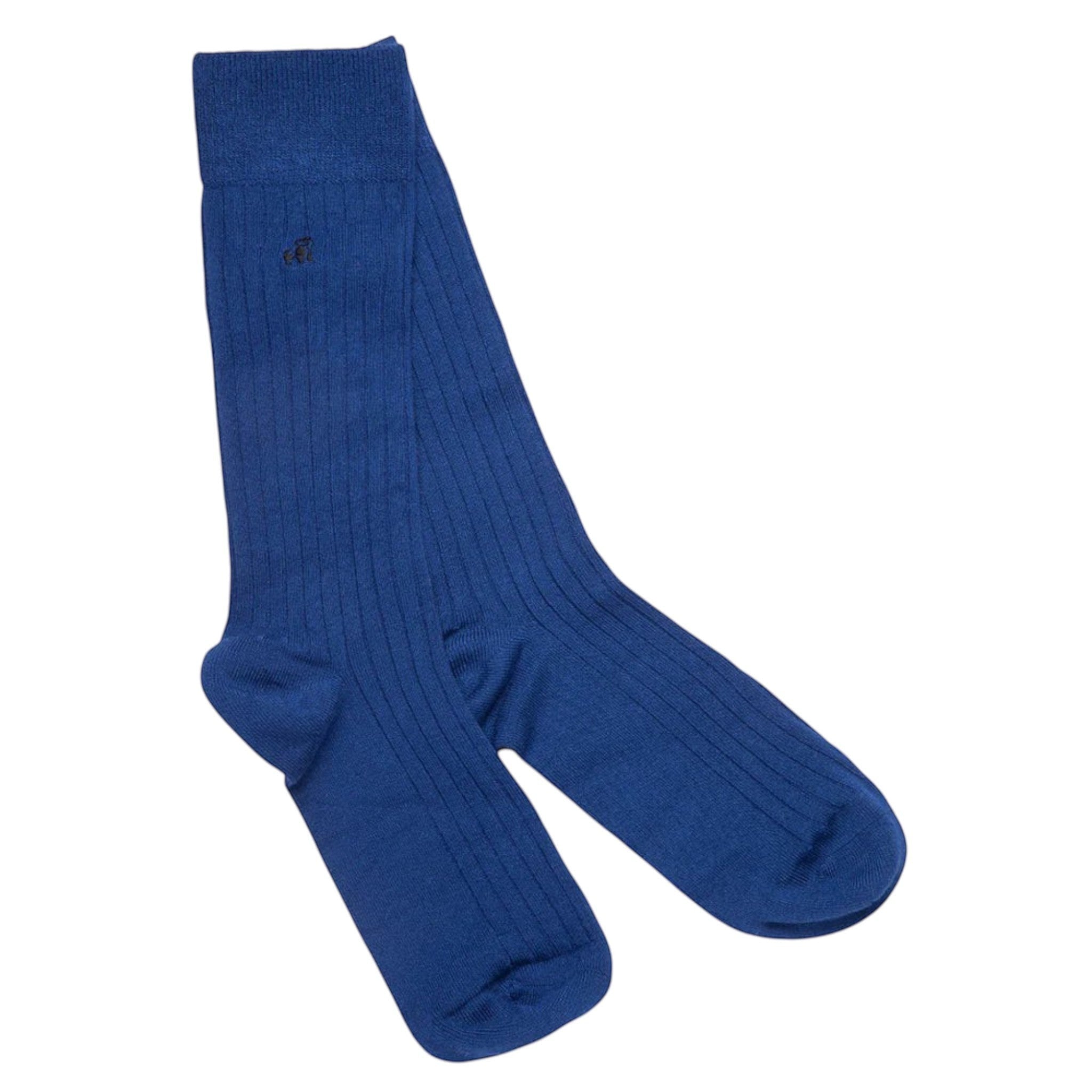 Swole Panda - Mens Bamboo Socks - Royal Blue - Wildvine Clothing, Spalding, Lincolnshire