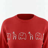 Alice Collins - Safari Trail Pullover - Ruby - 037A146 - Wildvine Clothing, Spalding, Lincolnshire
