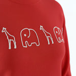 Alice Collins - Safari Trail Pullover - Ruby - 037A146 - Wildvine Clothing, Spalding, Lincolnshire