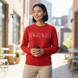 Alice Collins - Safari Trail Pullover - Ruby - 037A146 - Wildvine Clothing, Spalding, Lincolnshire