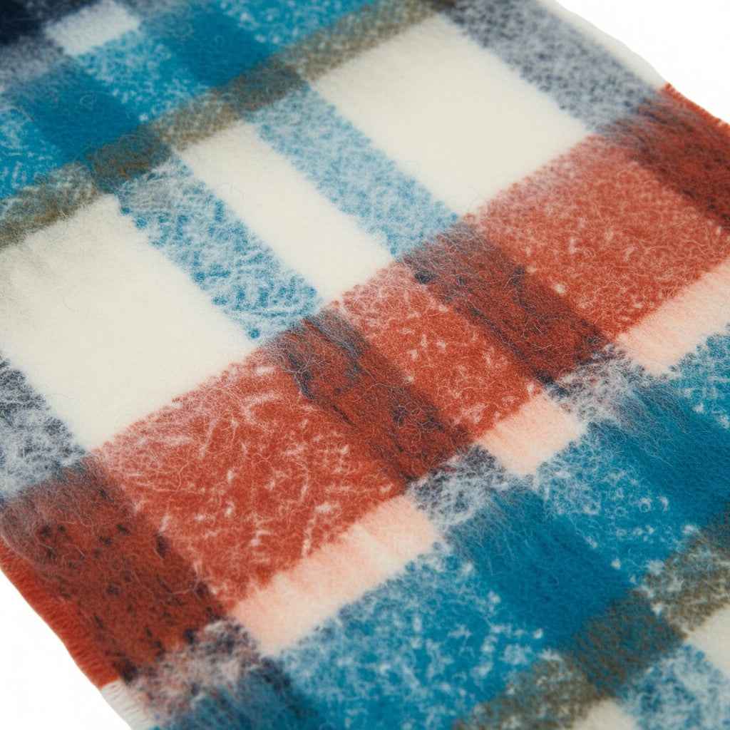 Lighthouse - Ladies Scarf - Rust/Deep Teal/Mocha - Wildvine Clothing, Spalding, Lincolnshire
