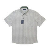Gurteen - Mens - Seville - Modern Fit / Short Sleeved - Sage Check 817 - Wildvine Clothing, Spalding, Lincolnshire