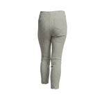 Pinnns - Ladies - Slim Leg Bengaline Ankle Grazer With Back Split - Sage Geo 302CT - Wildvine Clothing, Spalding, Lincolnshire