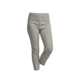 Pinnns - Ladies - Slim Leg Bengaline Ankle Grazer With Back Split - Sage Geo 302CT - Wildvine Clothing, Spalding, Lincolnshire
