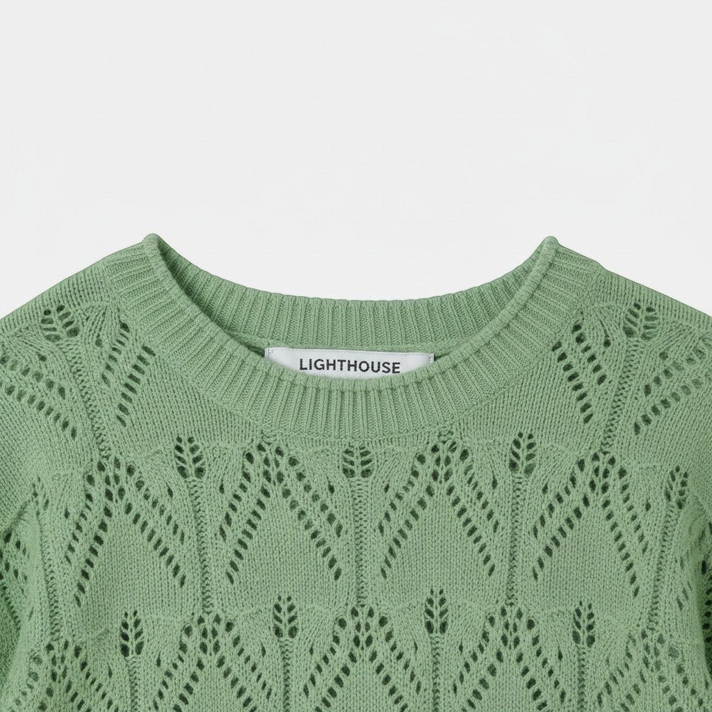 Lighthouse - Ladies Eden Jumper - (Pontelle Knit) - Soft Sage - Wildvine Clothing, Spalding, Lincolnshire