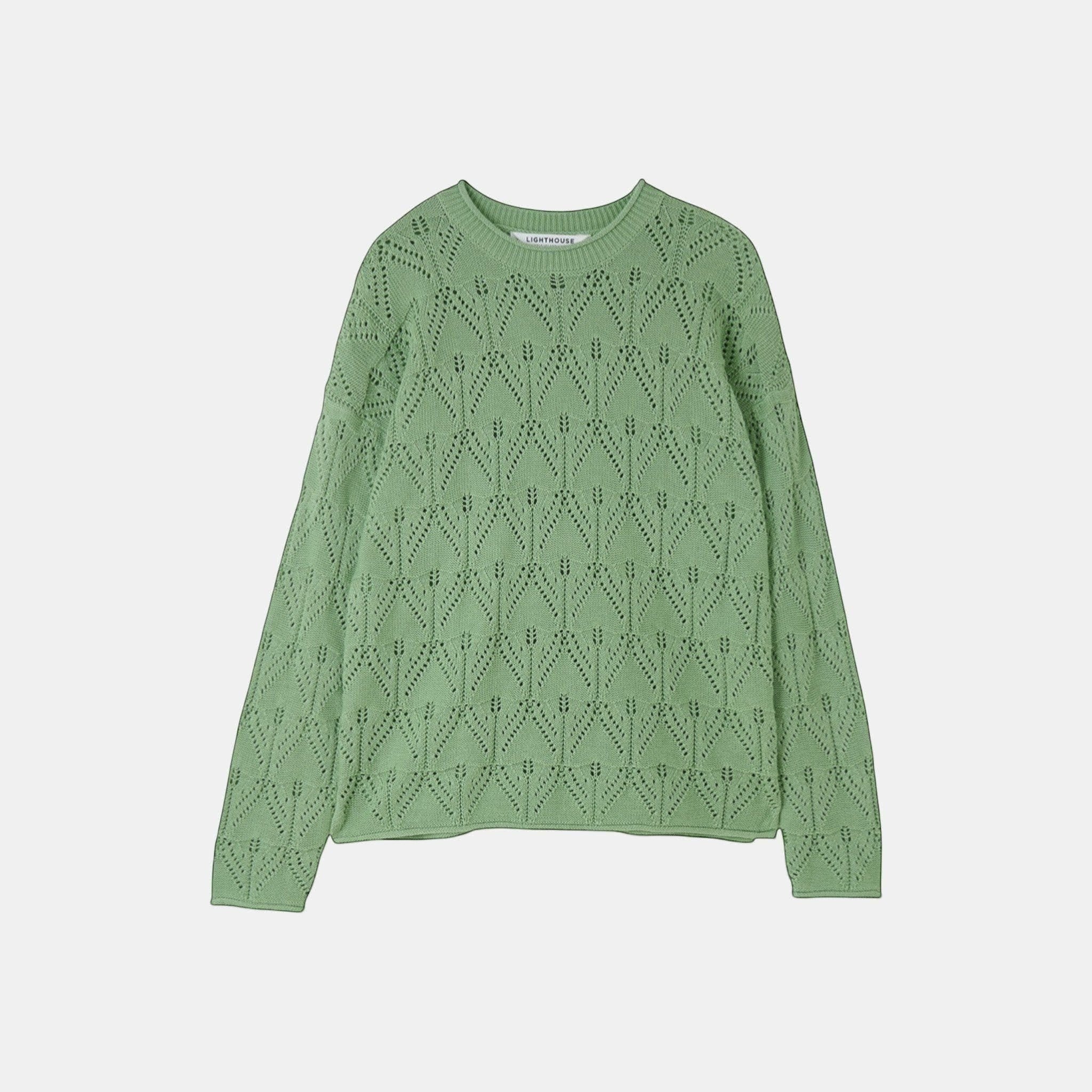 Lighthouse - Ladies Eden Jumper - (Pontelle Knit) - Soft Sage - Wildvine Clothing, Spalding, Lincolnshire