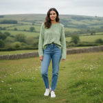 Lighthouse - Ladies Eden Jumper - (Pontelle Knit) - Soft Sage - Wildvine Clothing, Spalding, Lincolnshire