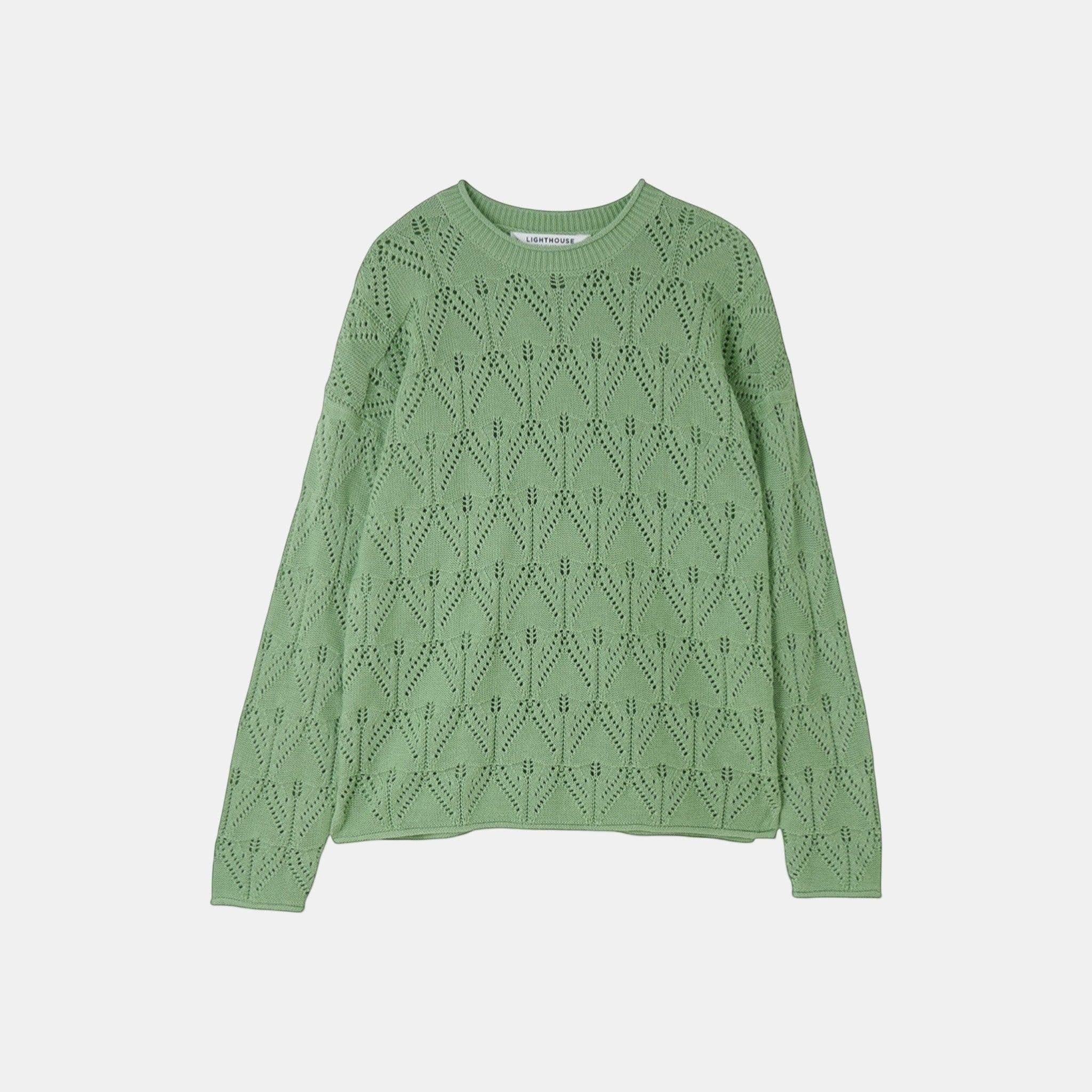 Lighthouse - Ladies Eden Jumper - (Pontelle Knit) - Soft Sage - Wildvine Clothing, Spalding, Lincolnshire