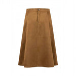 Fynch-Hatton - Ladies - Skirt - Suede Fake leather - Salted Caramel - 26083832 - Wildvine Clothing, Spalding, Lincolnshire
