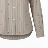 Alice Collins - Avril Shirt - Sand - 037A260 - Wildvine Clothing, Spalding, Lincolnshire