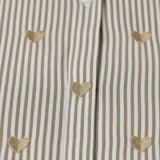 Alice Collins - Avril Shirt - Sand - 037A260 - Wildvine Clothing, Spalding, Lincolnshire