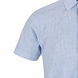 DG's Drifter Mens - Regular Short Sleeve Casual Shirt - Sky Blue - 14501SS - 22 - Wildvine Clothing, Spalding, Lincolnshire