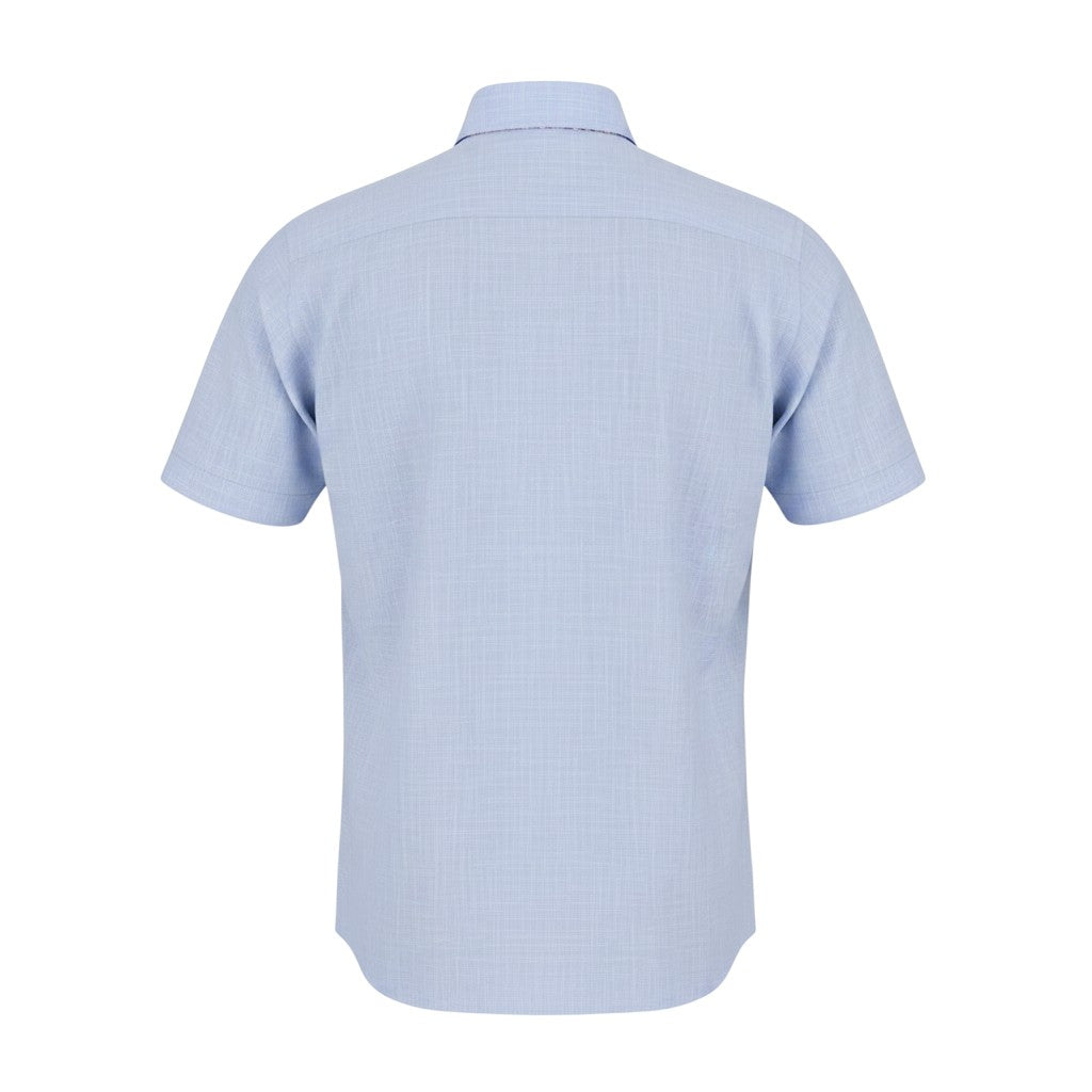 DG's Drifter Mens - Regular Short Sleeve Casual Shirt - Sky Blue - 14501SS - 22 - Wildvine Clothing, Spalding, Lincolnshire