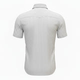 Gurteen - Mens - Seville - Modern Fit / Short Sleeved - Sky Stripe 530 - Wildvine Clothing, Spalding, Lincolnshire