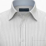 Gurteen - Mens - Seville - Modern Fit / Short Sleeved - Sky Stripe 530 - Wildvine Clothing, Spalding, Lincolnshire