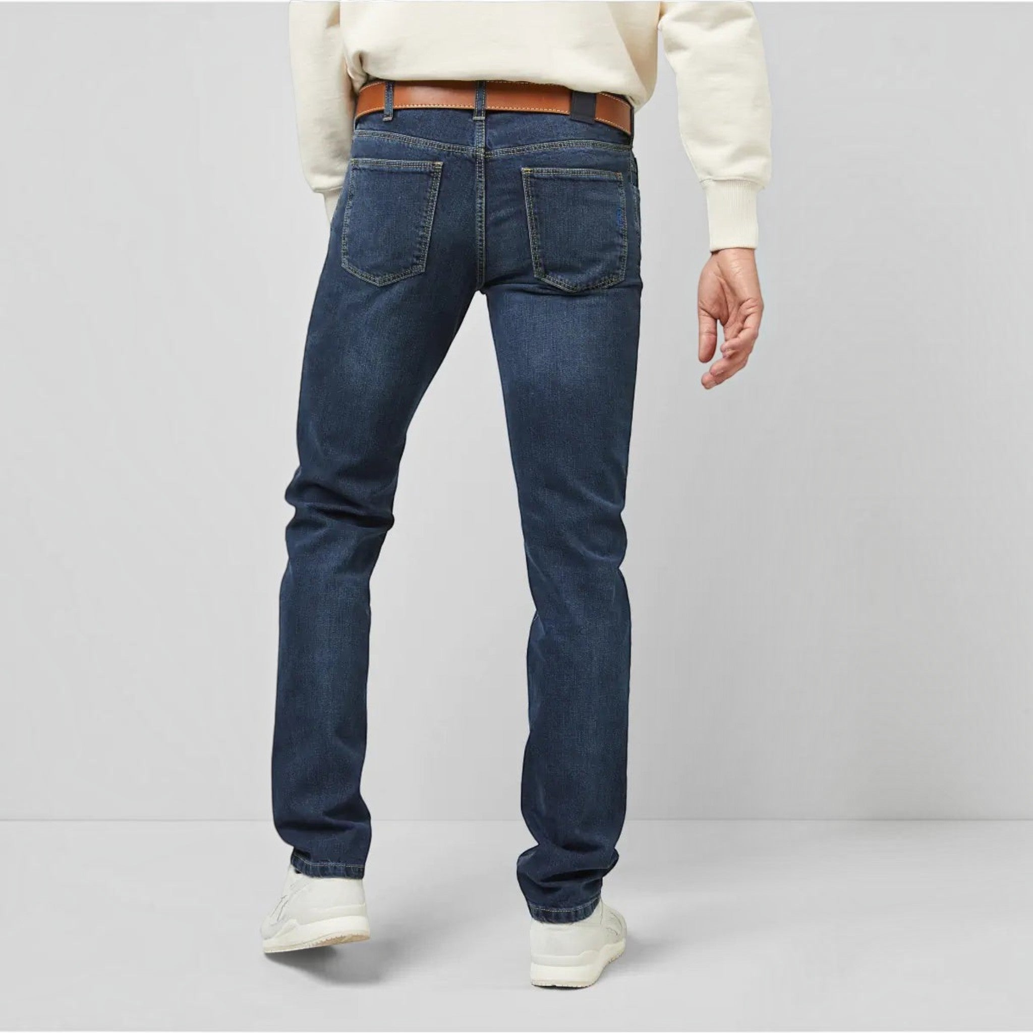 MEYER M5 Mens Jeans – 9-6207 18 Slim Cross Denim – Modern Fit - Overdyed Blue - Wildvine Clothing, Spalding, Lincolnshire