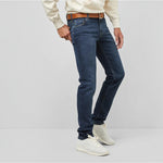 MEYER M5 Mens Jeans – 9-6207 18 Slim Cross Denim – Modern Fit - Overdyed Blue - Wildvine Clothing, Spalding, Lincolnshire