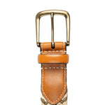 Dents - Mens Belt - Stretch Elastic Webbing Belt - Camel / Ivory - Wildvine Clothing, Spalding, Lincolnshire