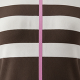 Alice Collins - Karlie Stripe Pullover - Chocolate Chip/W.White - 037A003 - Wildvine Clothing, Spalding, Lincolnshire