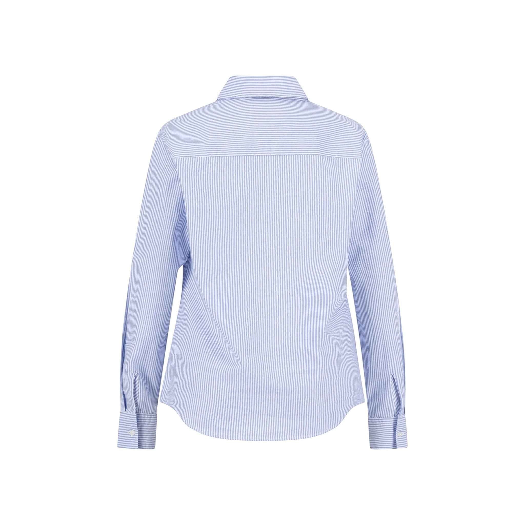 Fynch-Hatton - Ladies Blouse - CL Oxford Stripe - Azur Blue 642 - Wildvine Clothing, Spalding, Lincolnshire