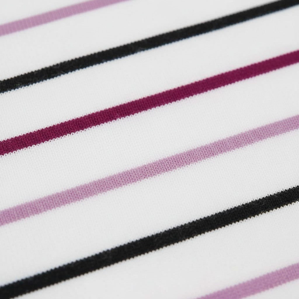 Lighthouse - Ladies Causeway II Top - Cranberry/Pink Stripe - Wildvine Clothing, Spalding, Lincolnshire