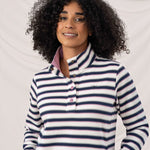 Lighthouse - Ladies Haven II Jersey - Navy Sage Rose Stripe - Wildvine Clothing, Spalding, Lincolnshire
