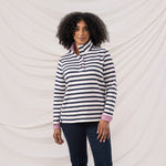 Lighthouse - Ladies Haven II Jersey - Navy Sage Rose Stripe - Wildvine Clothing, Spalding, Lincolnshire