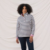 Lighthouse - Ladies Haven II Jersey - Navy Sage Rose Stripe - Wildvine Clothing, Spalding, Lincolnshire