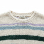 Wild Flower - Ladies - Colourful Striped Knit Jumper - Ivory/Multi - Wildvine Clothing, Spalding, Lincolnshire