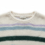 Wild Flower - Ladies - Colourful Striped Knit Jumper - Ivory/Multi - Wildvine Clothing, Spalding, Lincolnshire