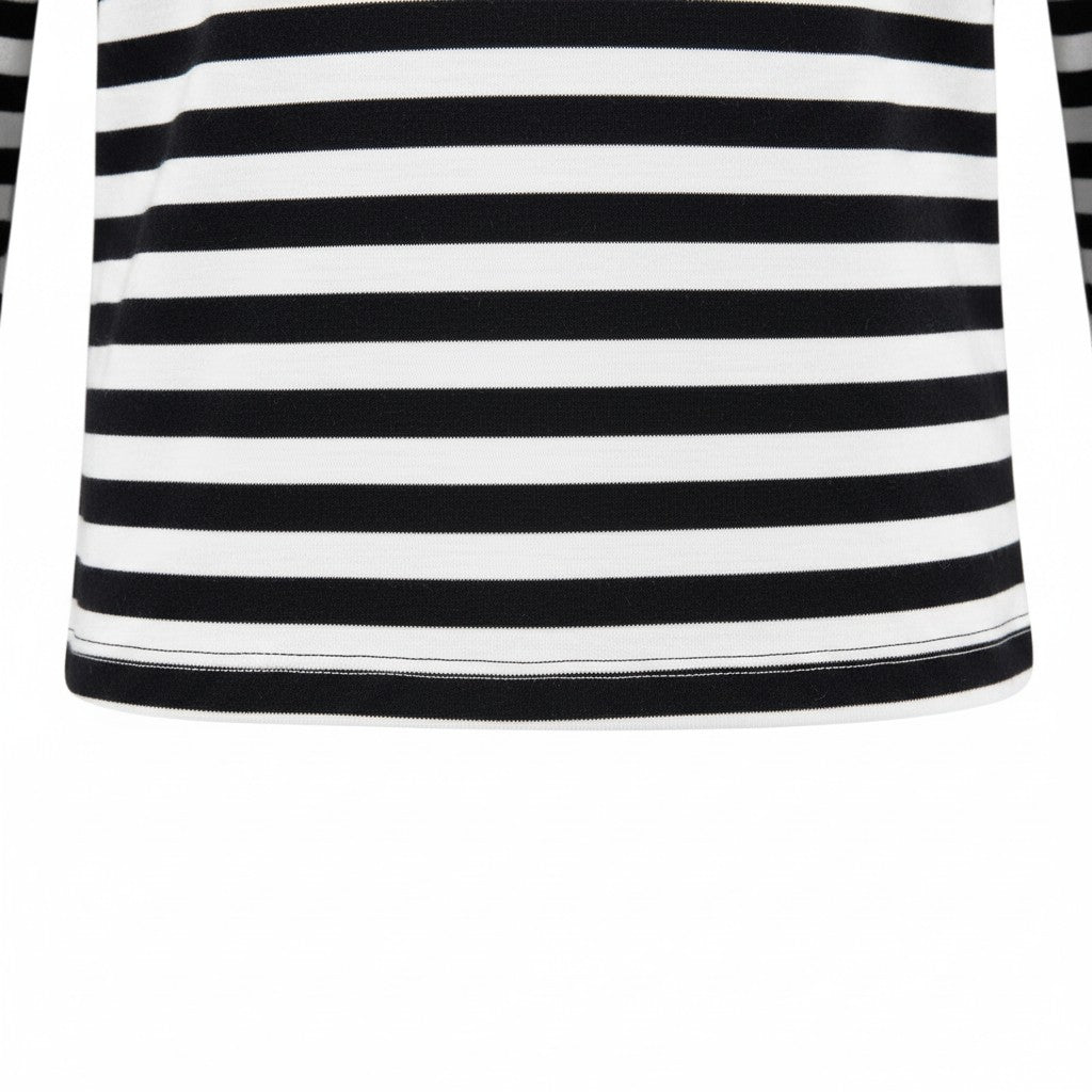 Fynch-Hatton - Ladies Jersey - Long Sleeve Stripe - Milk 122 - Wildvine Clothing, Spalding, Lincolnshire