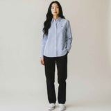 Fynch-Hatton - Ladies Blouse - CL Oxford Stripe - Azur Blue 642 - Wildvine Clothing, Spalding, Lincolnshire