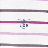 Lighthouse - Ladies Causeway II Top - Cranberry/Pink Stripe - Wildvine Clothing, Spalding, Lincolnshire