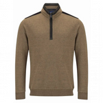 DG's Drifter Mens - Half Zip Sweatshirt - Tan - 553 55222 43 - Wildvine Clothing, Spalding, Lincolnshire