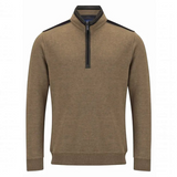 DG's Drifter Mens - Half Zip Sweatshirt - Tan - 553 55222 43 - Wildvine Clothing, Spalding, Lincolnshire