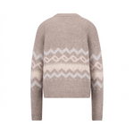 Fynch-Hatton - Ladies - Alpaca / Wool Cardigan Norway Yearn - Taupe - 26097471 851 - Wildvine Clothing, Spalding, Lincolnshire