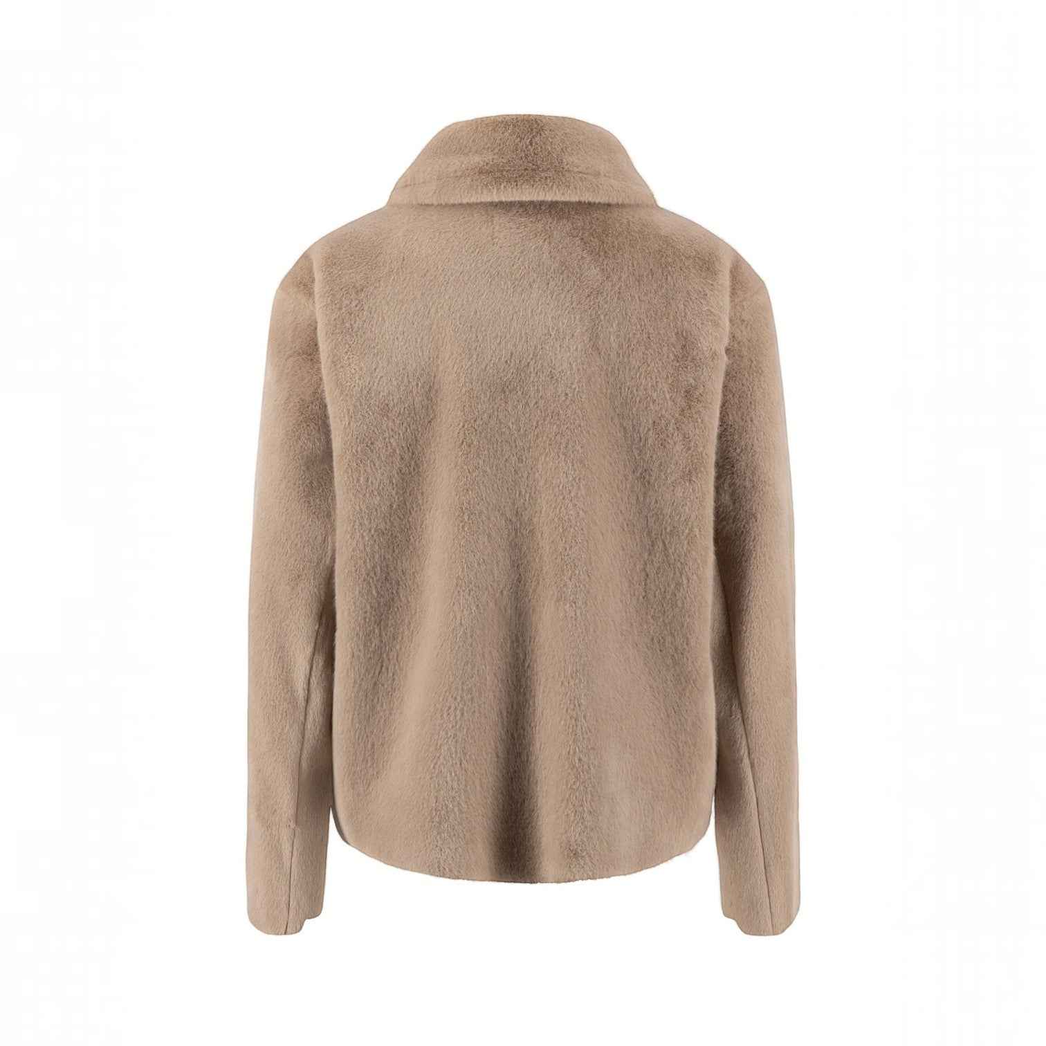 Fynch-Hatton - Ladies - Jacket - Fake Fur - Urban Taupe- 26095922 851 - Wildvine Clothing, Spalding, Lincolnshire