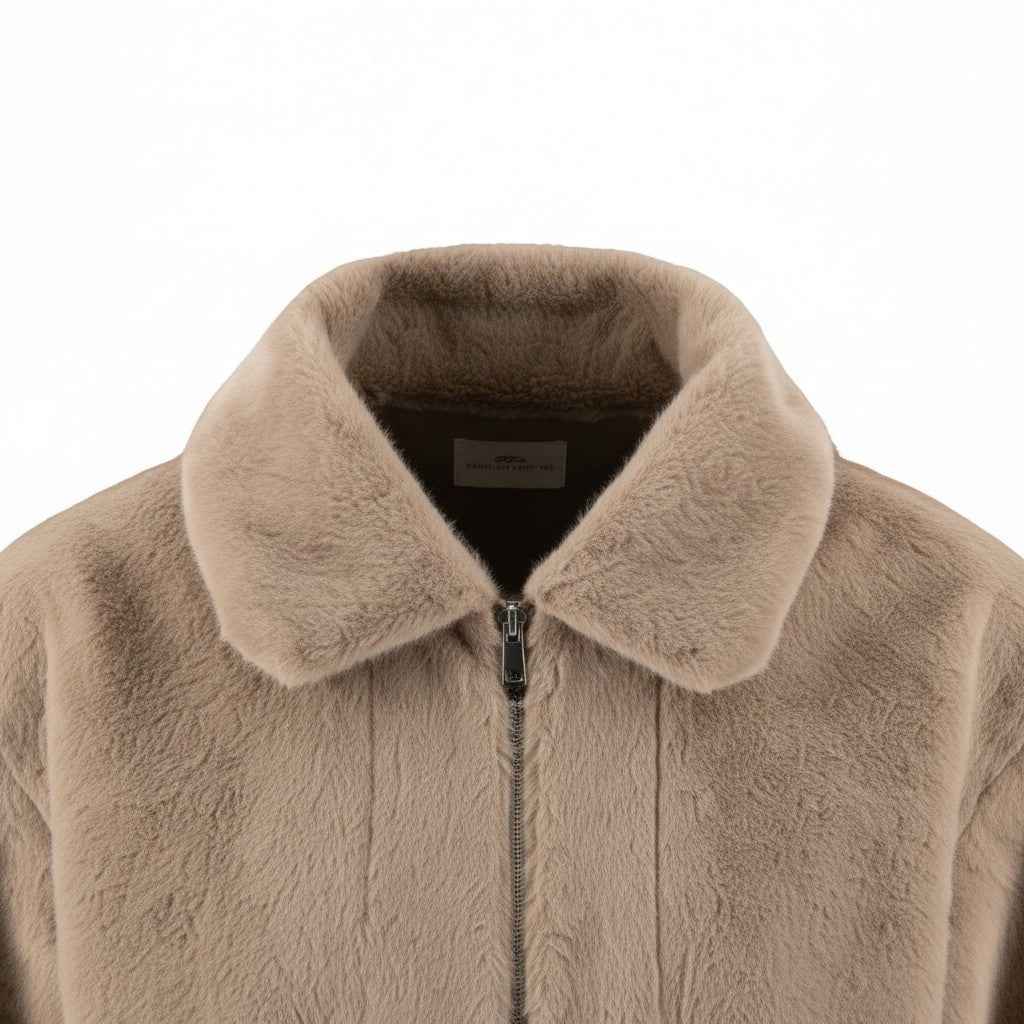 Fynch-Hatton - Ladies - Jacket - Fake Fur - Urban Taupe- 26095922 851 - Wildvine Clothing, Spalding, Lincolnshire