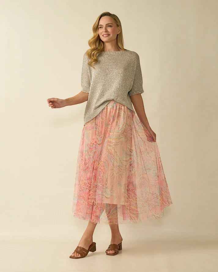 D.E.C.K By Decollage - Lurex Knit - Taupe - Wildvine Clothing, Spalding, Lincolnshire