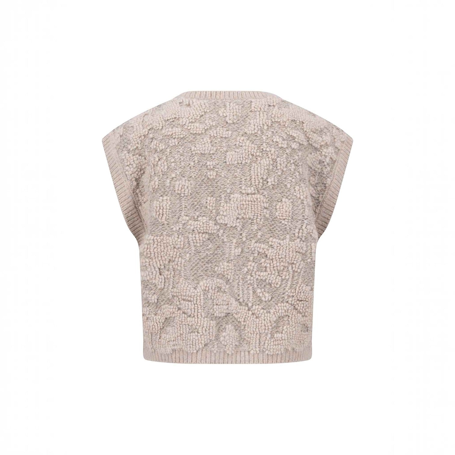 Fynch-Hatton - Ladies - Wool Vest - Cloudy Knit - Urban Taupe - 26097350 851 - Wildvine Clothing, Spalding, Lincolnshire